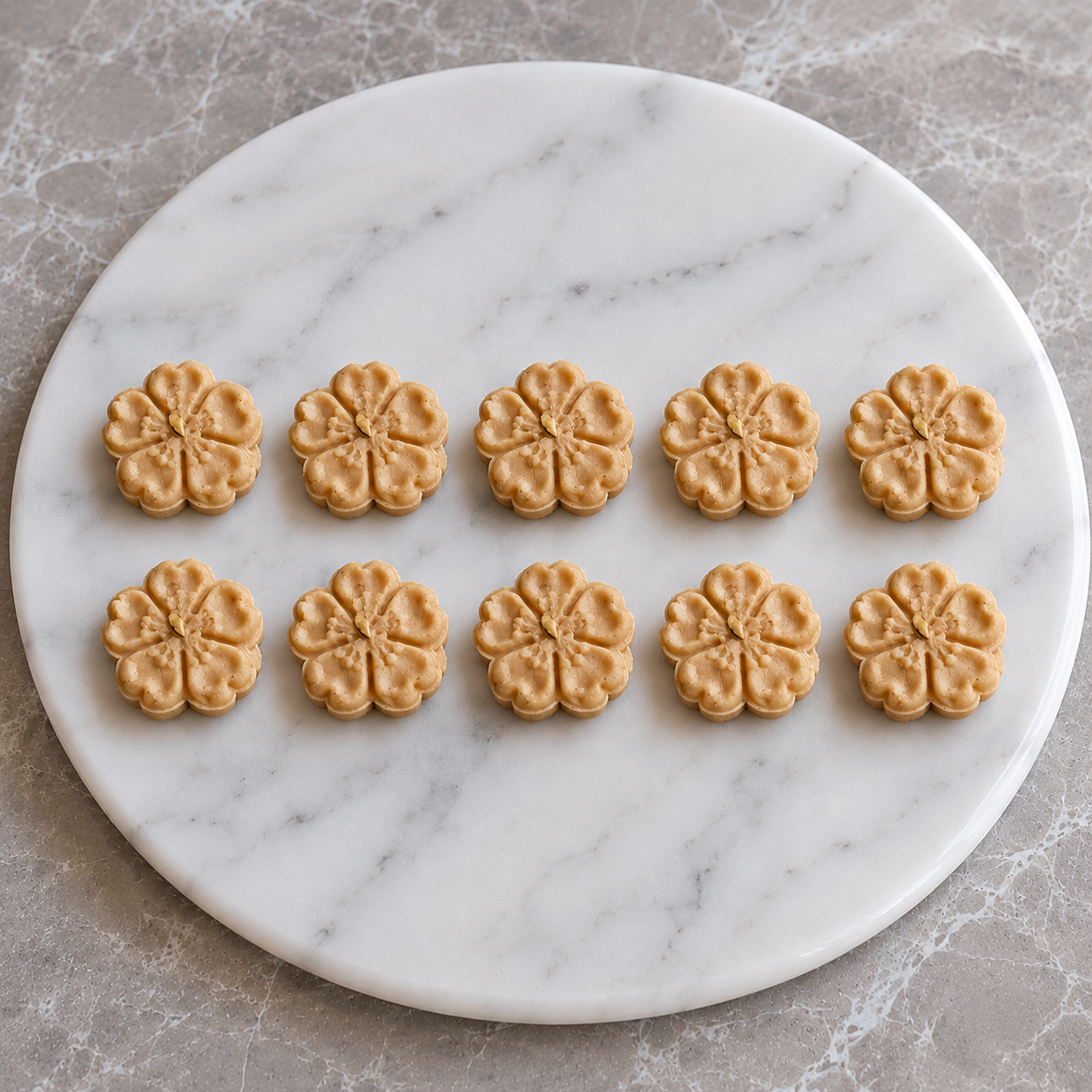Roasted Flower Barfi